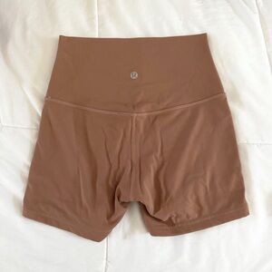 Lululemon Align High Waisted Shorts - Tan Brown